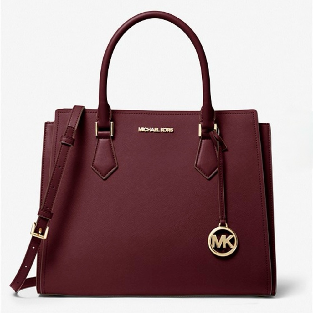 Michael Kors Hope Large Saffiano Leather Satchel